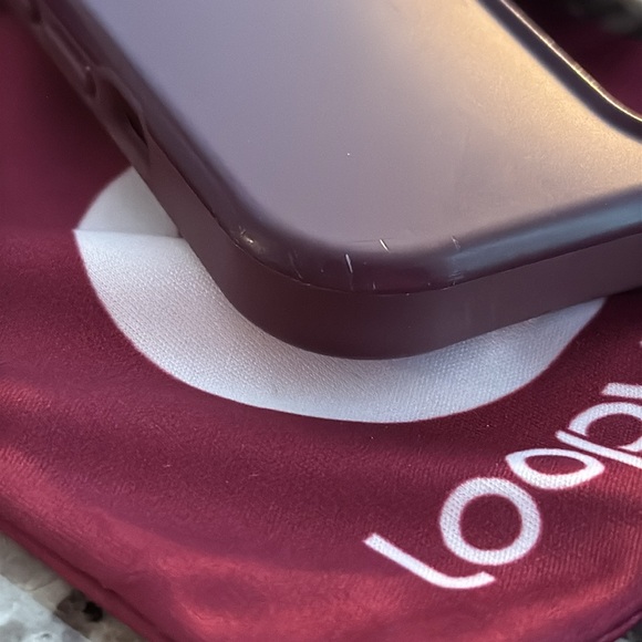 Loopy Maroon Red IPhone 14 Pro Max case - Picture 4 of 7